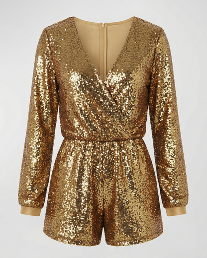 Damen Glitzer Funktionsoverall