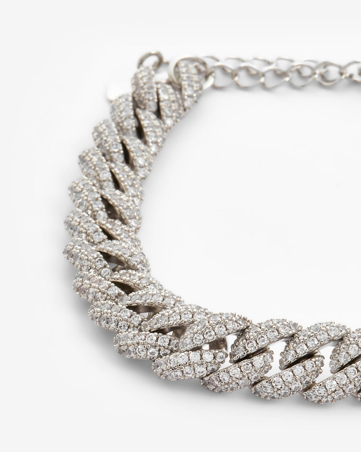 Havanna Damen Fußkette Silber Kaltgeschmiedet