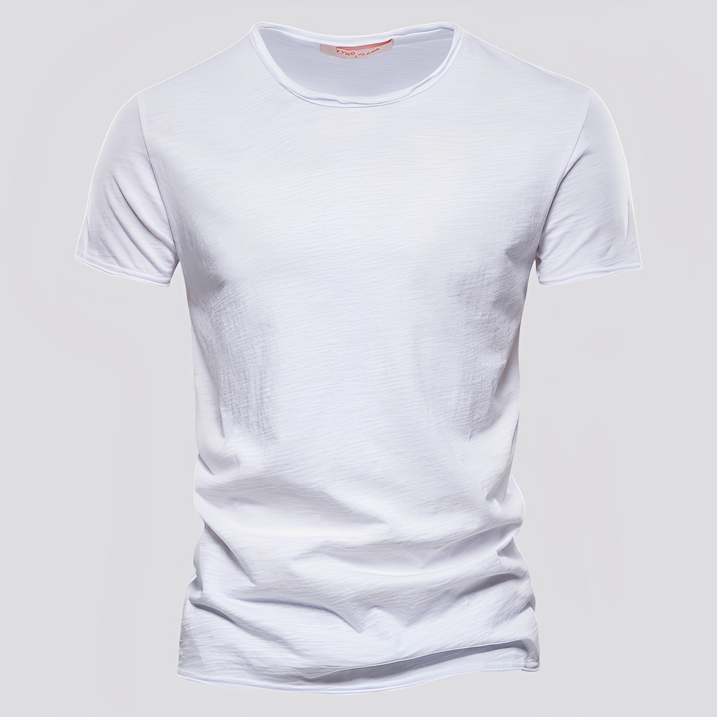 Herren T-Shirt Rundhalsausschnitt Baumwolle Bequem