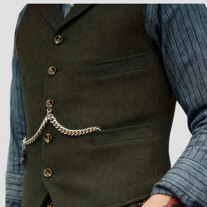 Herren Wollweste Tailored Look Vielseitig
