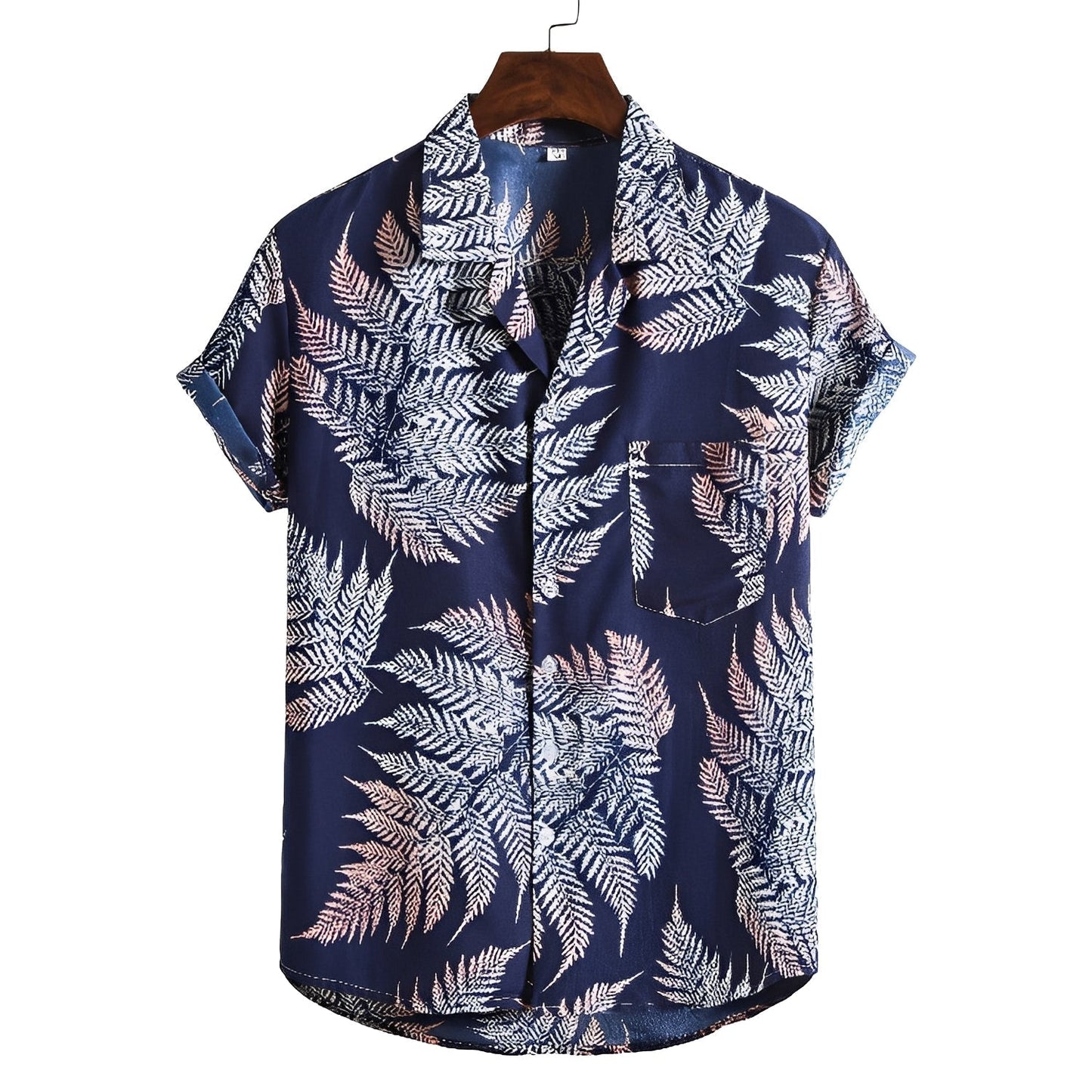 Nattan Herren Sommerhemd Leichtes Design Weiß