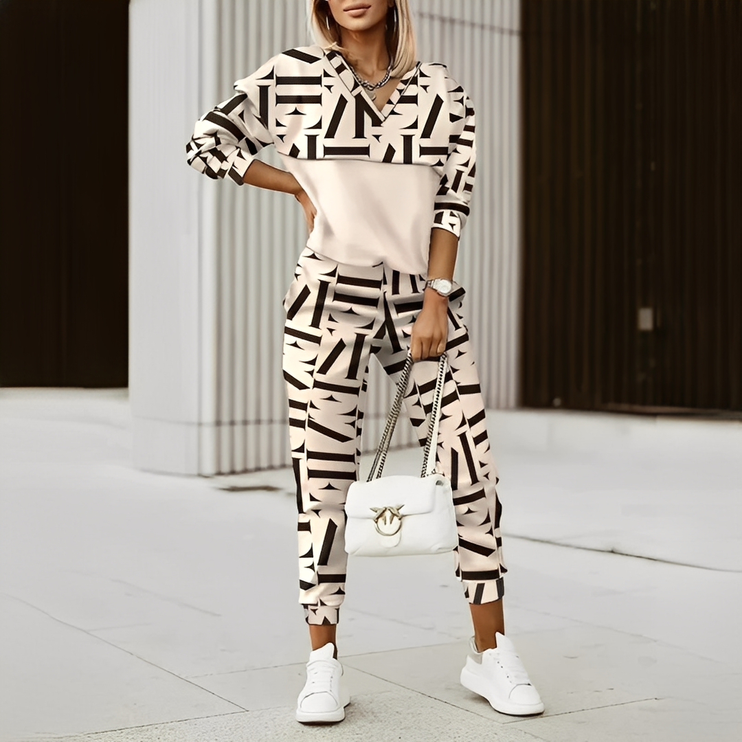Damen Zweiteiliger Eleganter Anzug Set - Norvielle