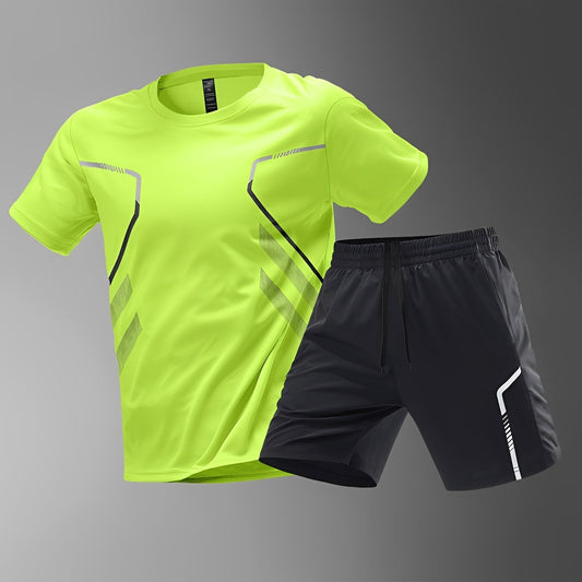 Herren Sportset Leicht Schnelltrocknend Training Freizeit - Norvielle