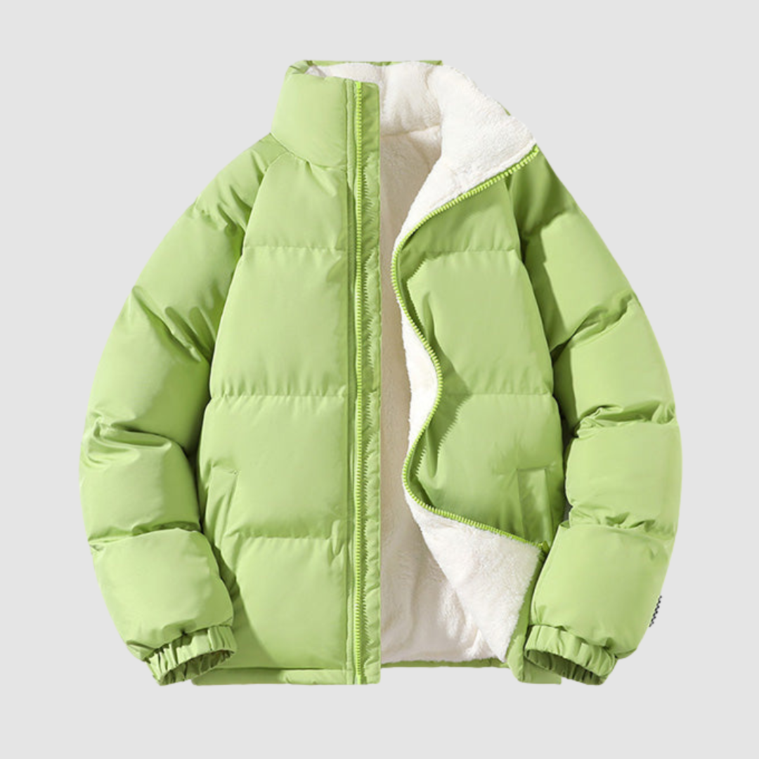 Damen Pufferjacke Fleecegefüttert Leicht