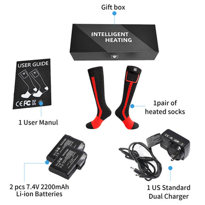 Beheizte Outdoor-Socken für Männer Frauen