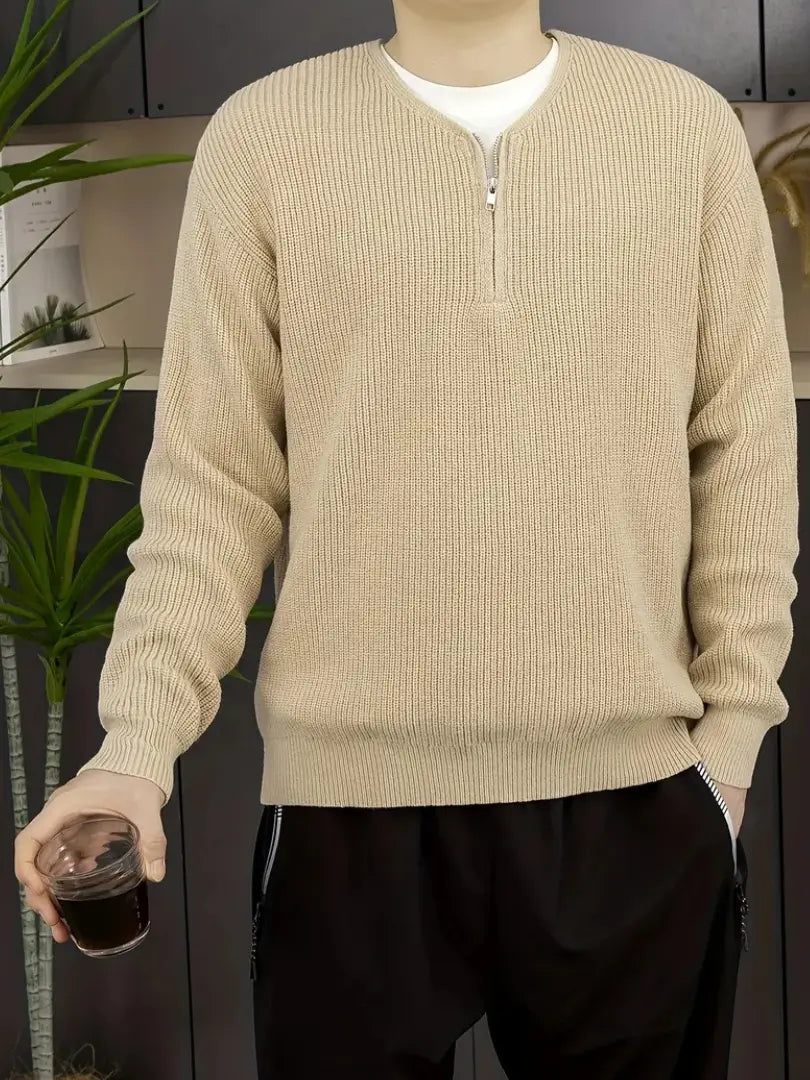 Norvielle Herren Gestreifter Pullover