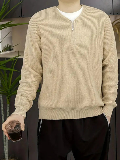 Norvielle Herren Gestreifter Pullover