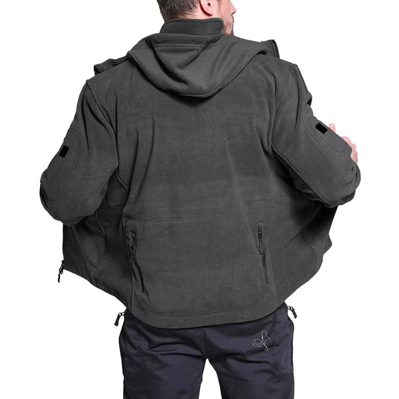 Norvielle Herren Fleecejacke Winddicht