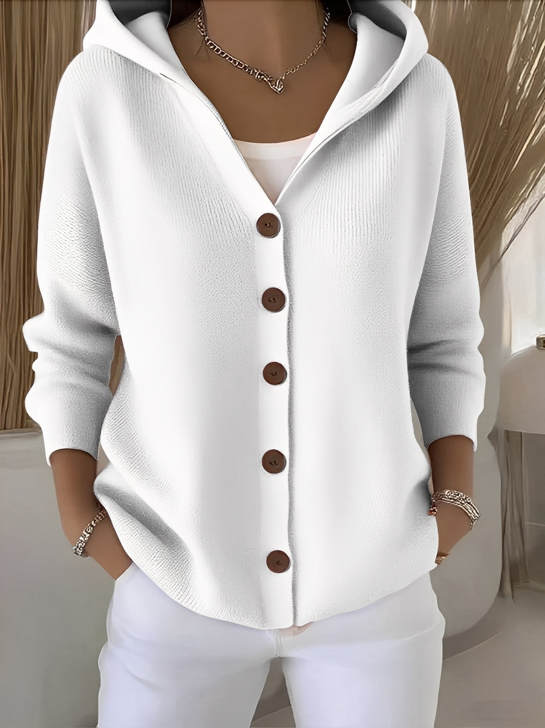 Norvielle Damen Hoodie Komfort Sweatshirt