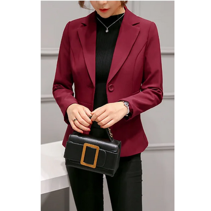 Damen Blazer Langärmlig Elegant