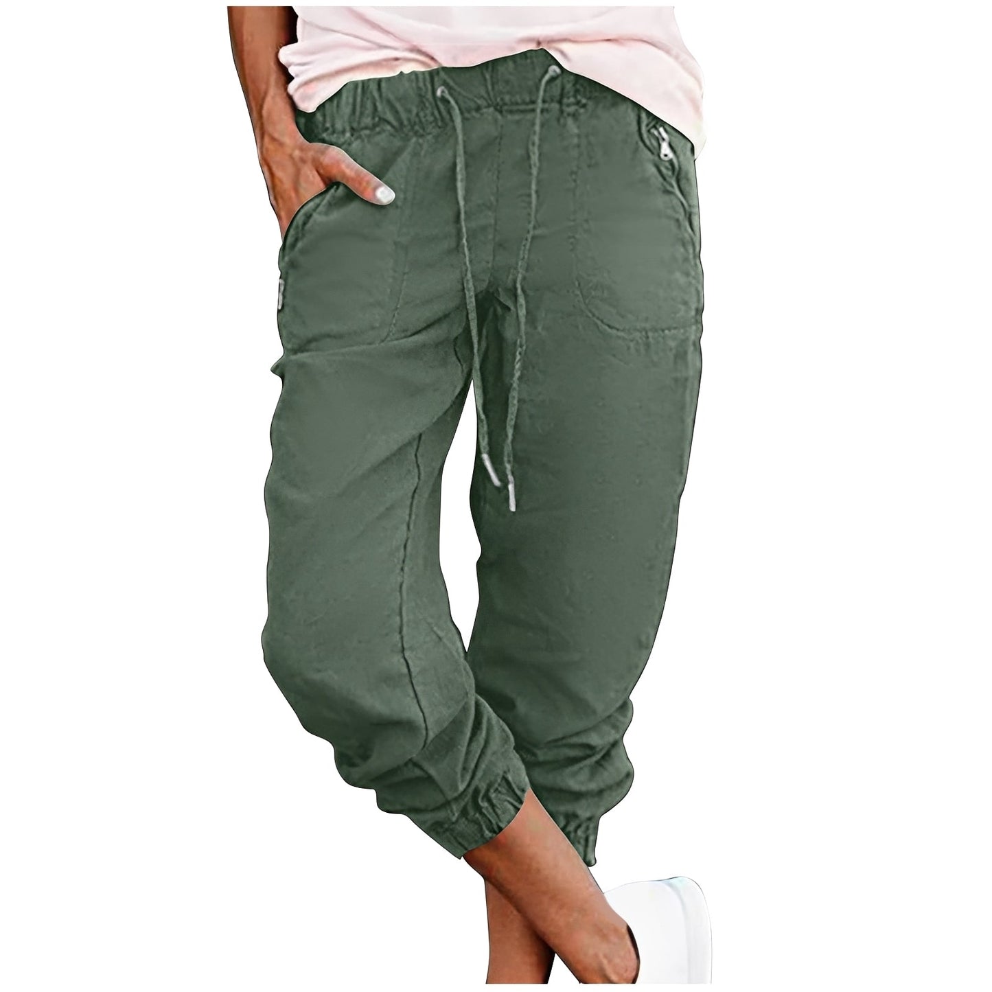 Nina Damen Elastische Cargohose