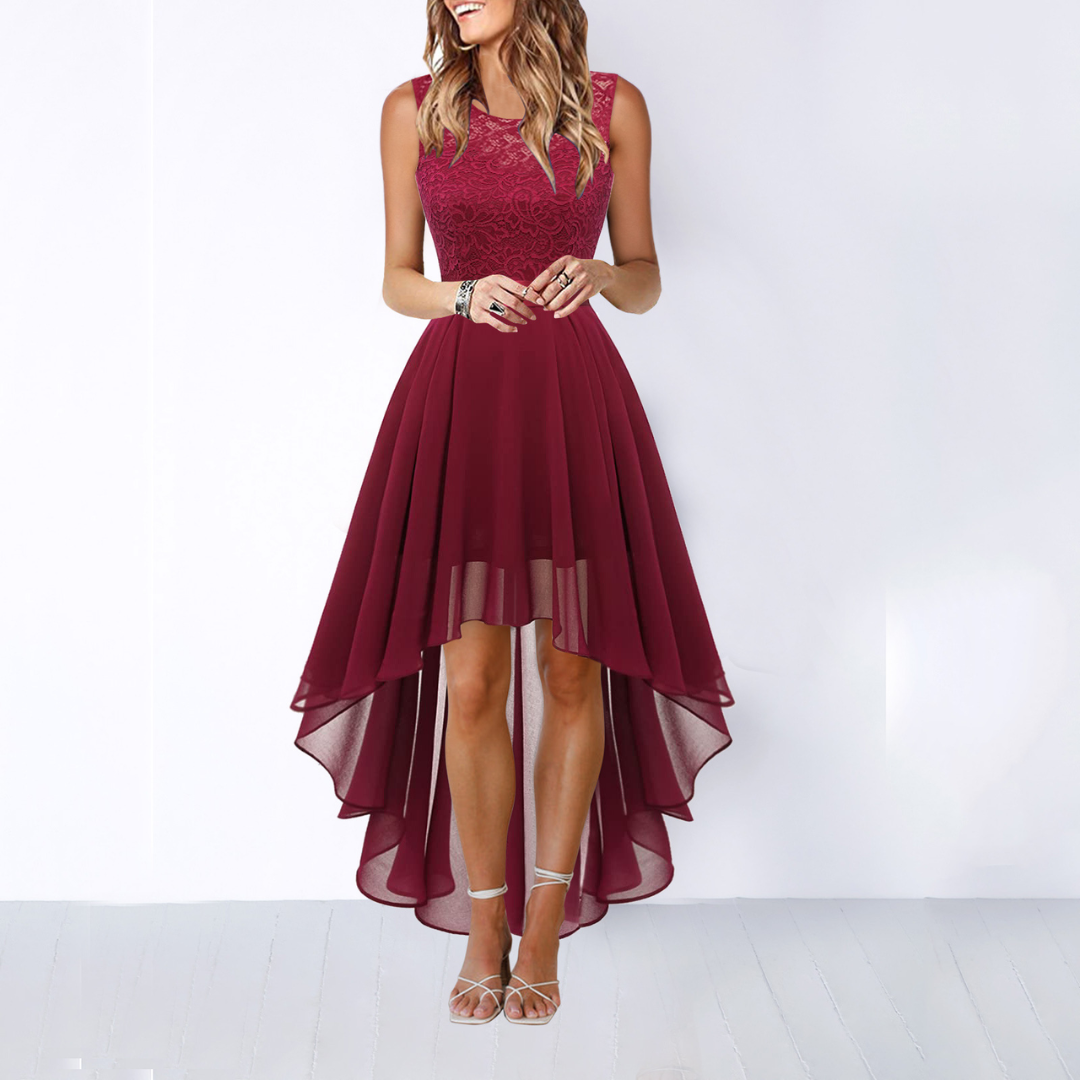 Damen Elegantes Midi Kleid Hochzeit Hochzeitsgast