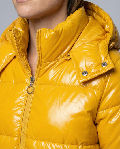 Damen Winterjacke Glanzstoff