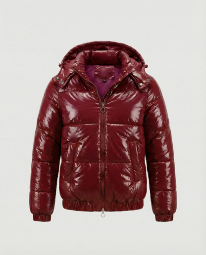Damen Winterjacke Glanzstoff
