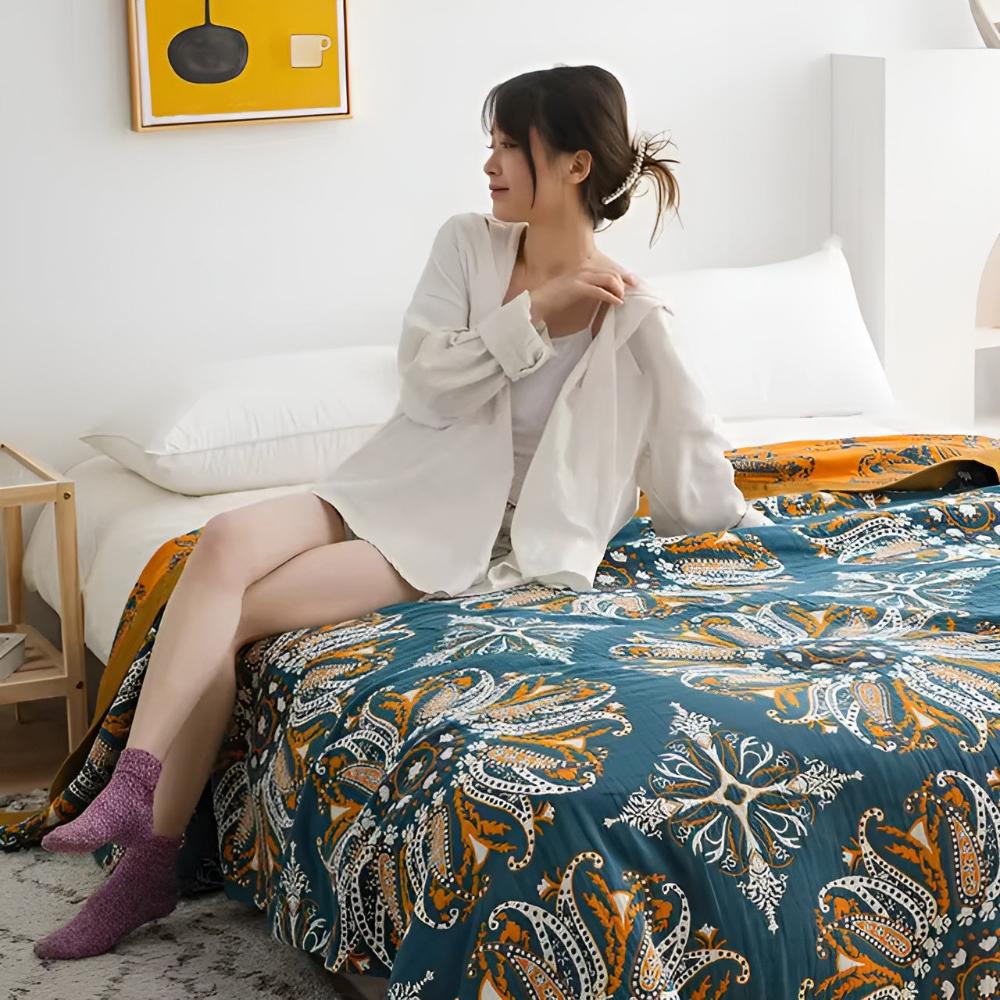 Wendedecke Boho Bloom Blumenmuster