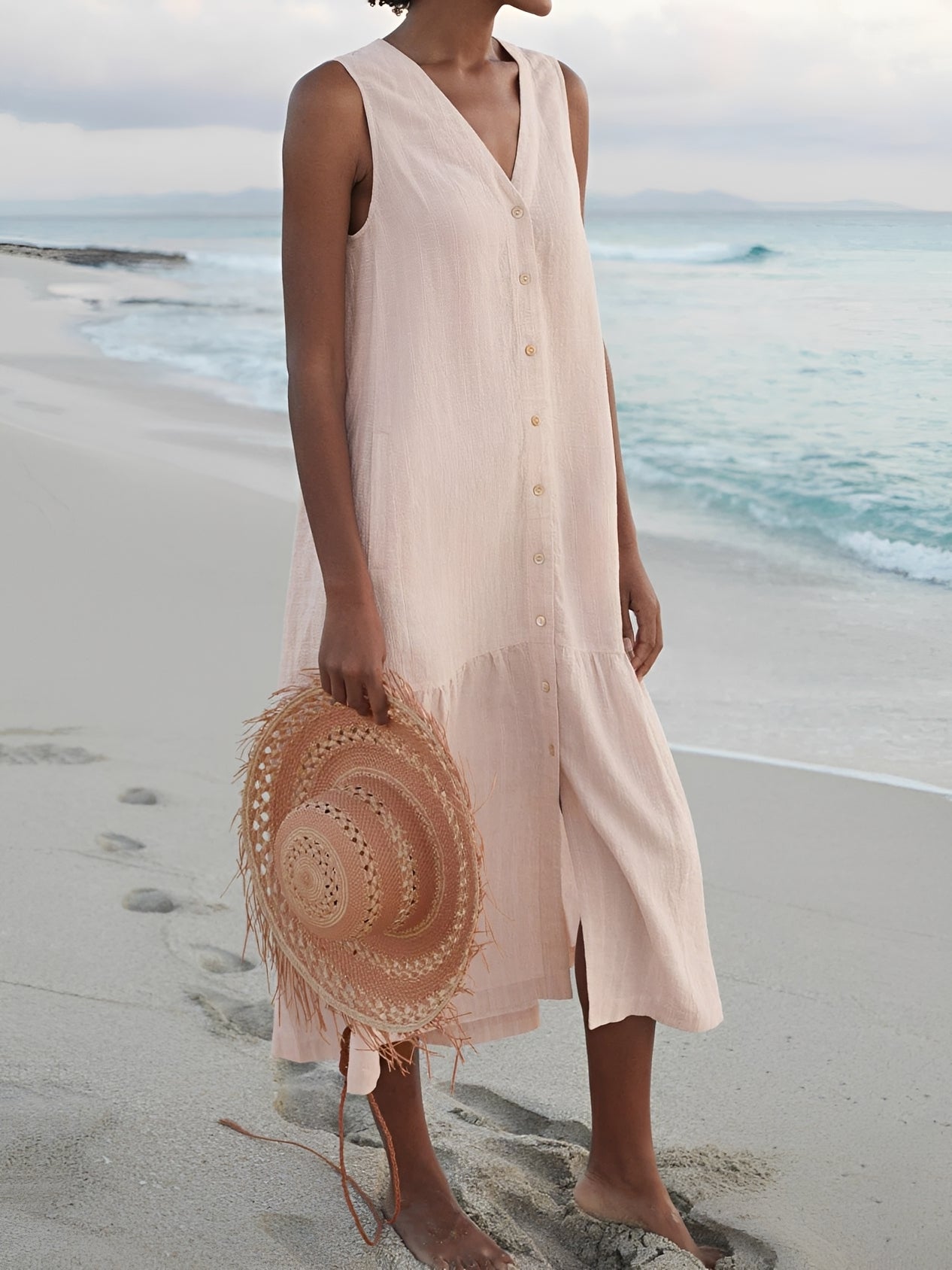 Damen Kleid Lässig Locker Sitzend - Norvielle