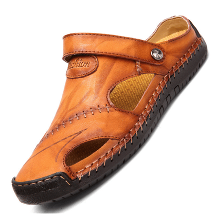 Herren Sandalen Weiches Leder Bequem