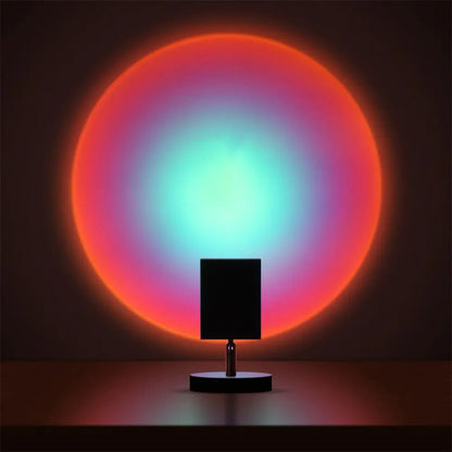 EcoLuxe | Retro-Sonnenuntergang Tischlampe Zendoo.de