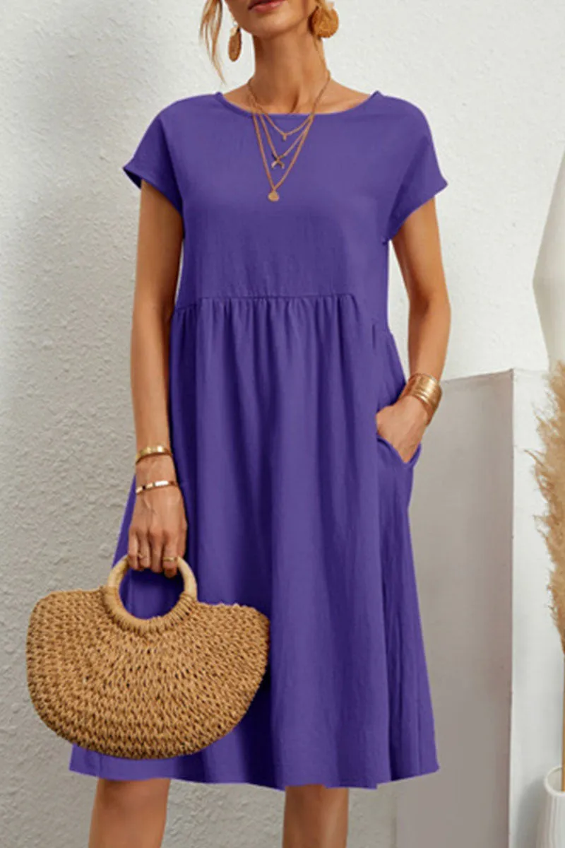 Imogen Damen Patchwork-Kleid Zeitgemäß
