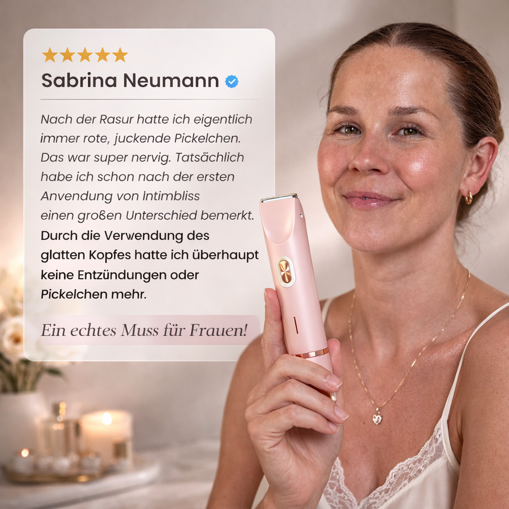 Damen Intimrasierer Elektrorasierer für empfindliche Haut