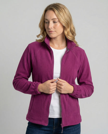 Damen Fleecejacke Stehkragen - Norvielle