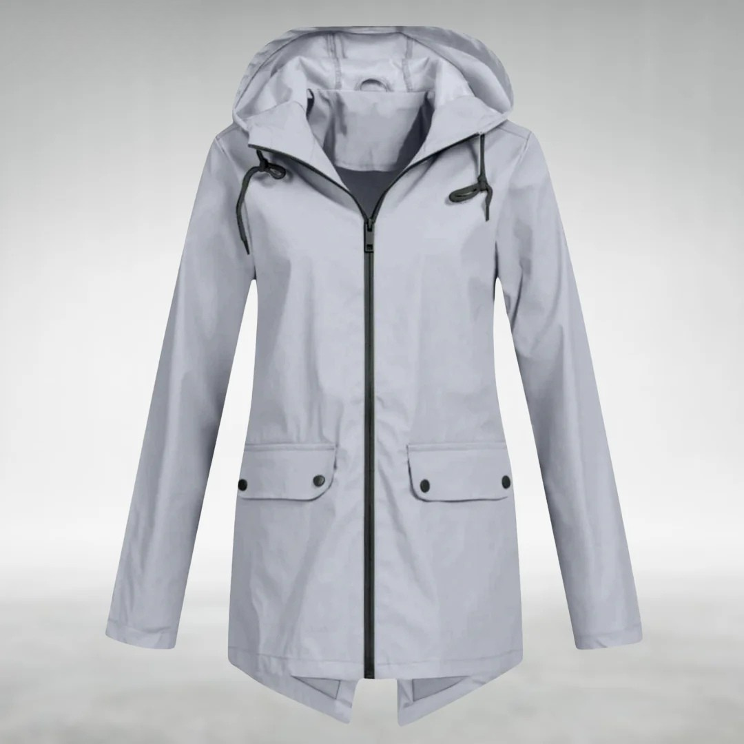 Aryln Damen Wasserdichte Regenjacke