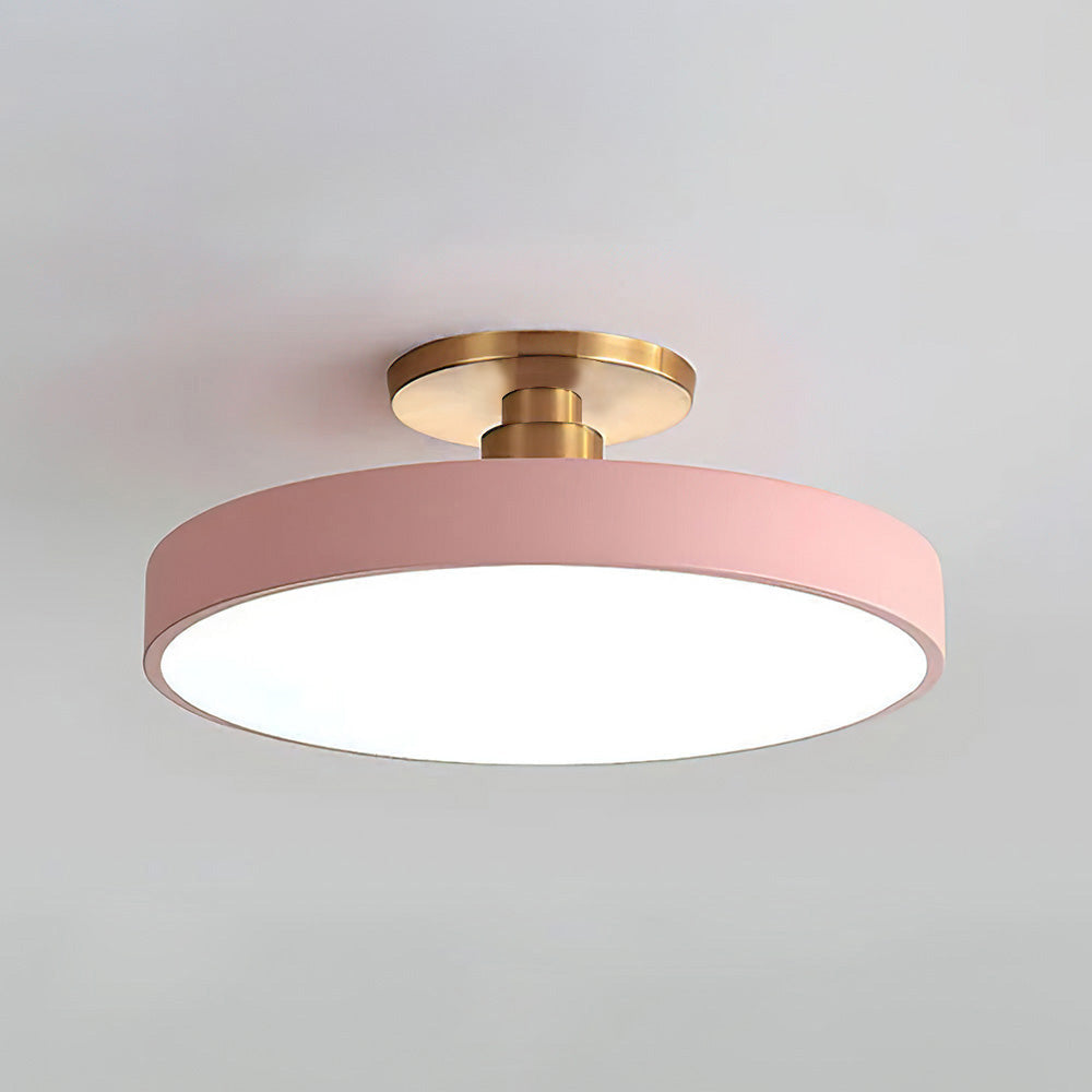 Moderne LED-Deckenleuchte Gold Finish