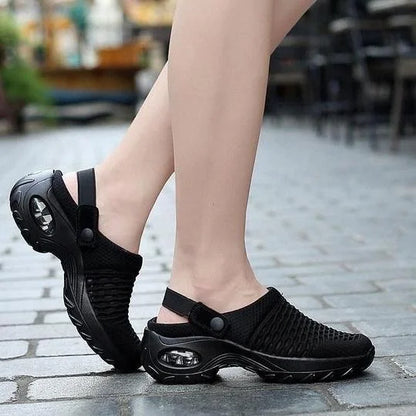 Orthopädische Damen Schlupfschuhe Offene Ferse Bequem - Norvielle