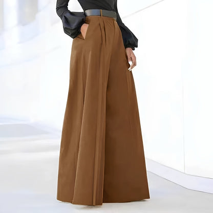 Damen Weite Schlaghose Elegantes Design