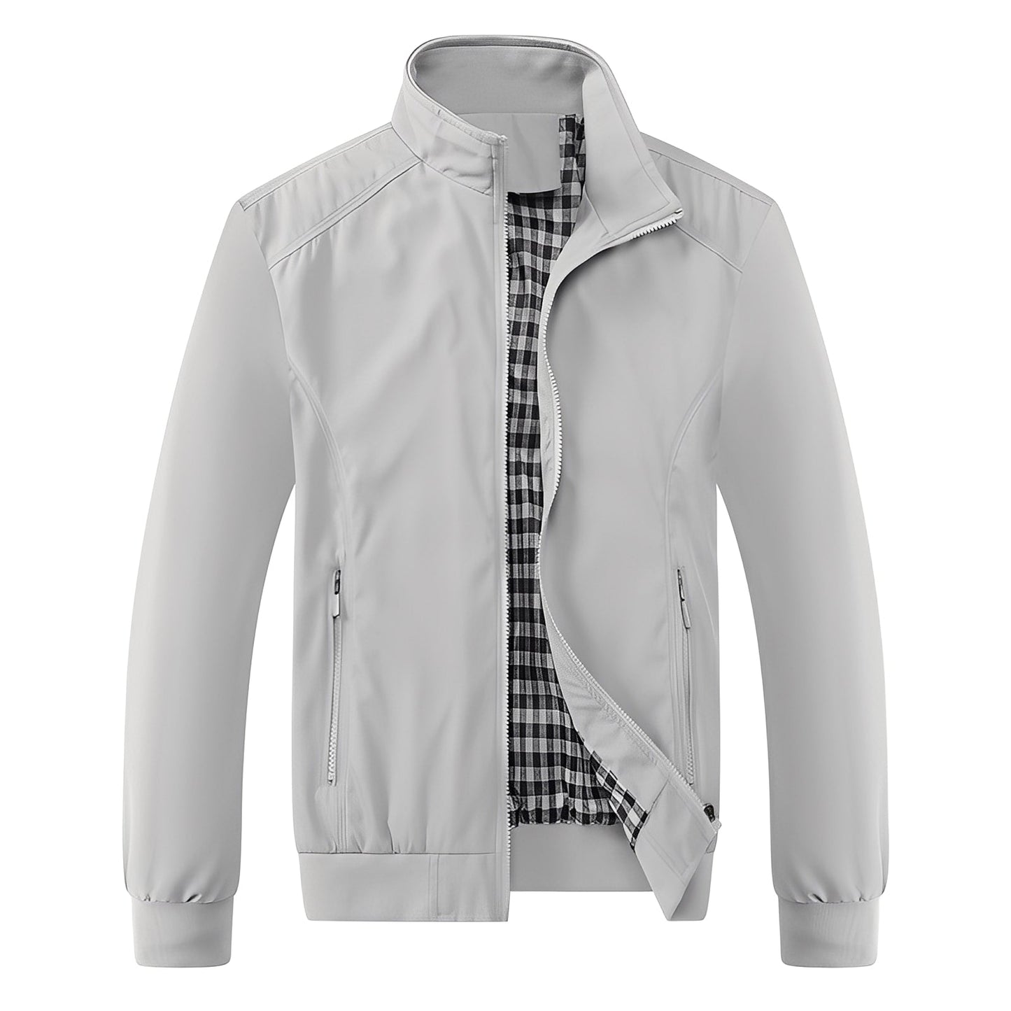 Herrenjacke Modern Reißverschluss Edward