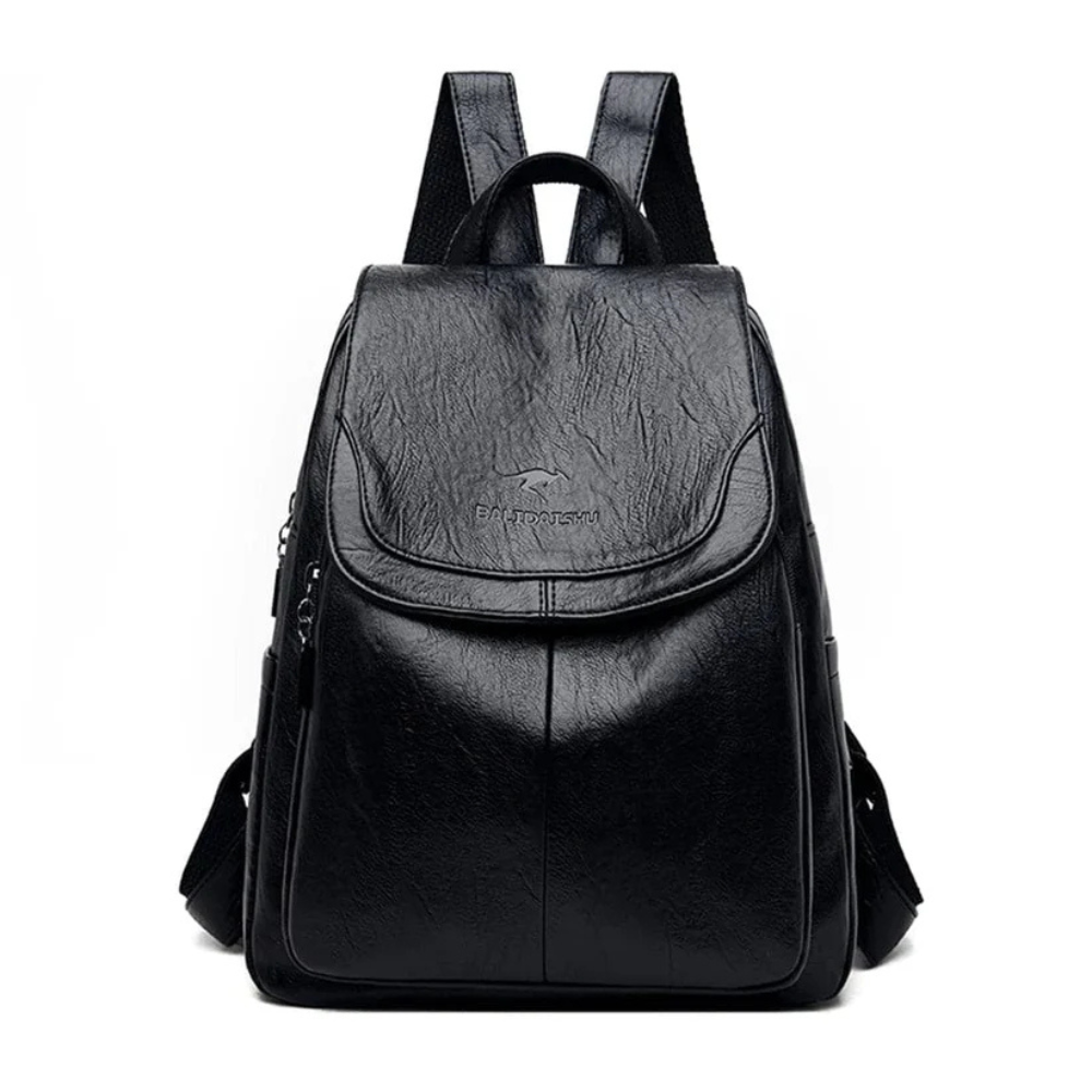 Damen Vintage Rucksack Stilvoll Leder