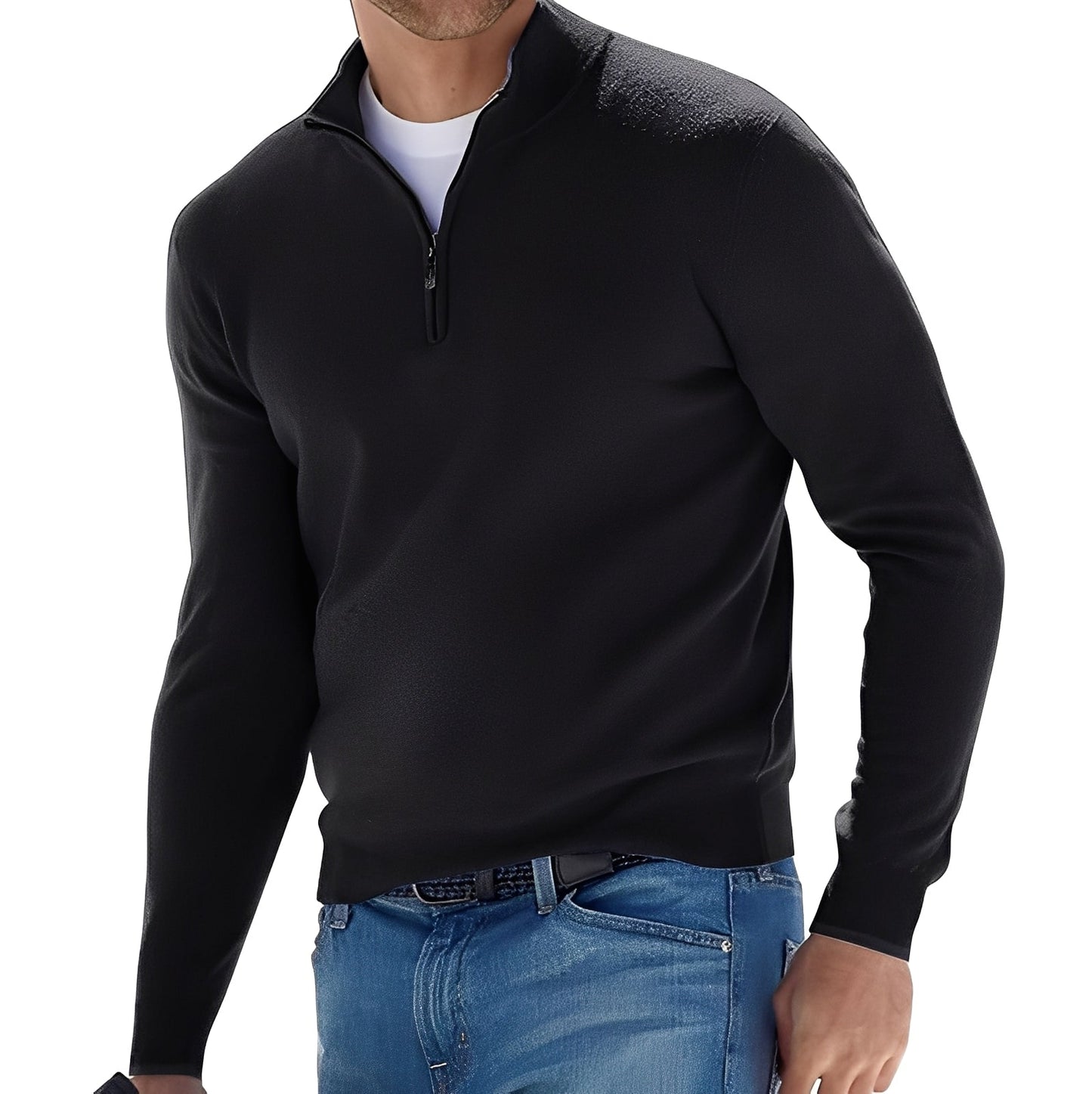 Ralph Herren Pullover Mit Reißverschluss