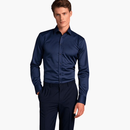 Herren Slimfit Langarmhemd
