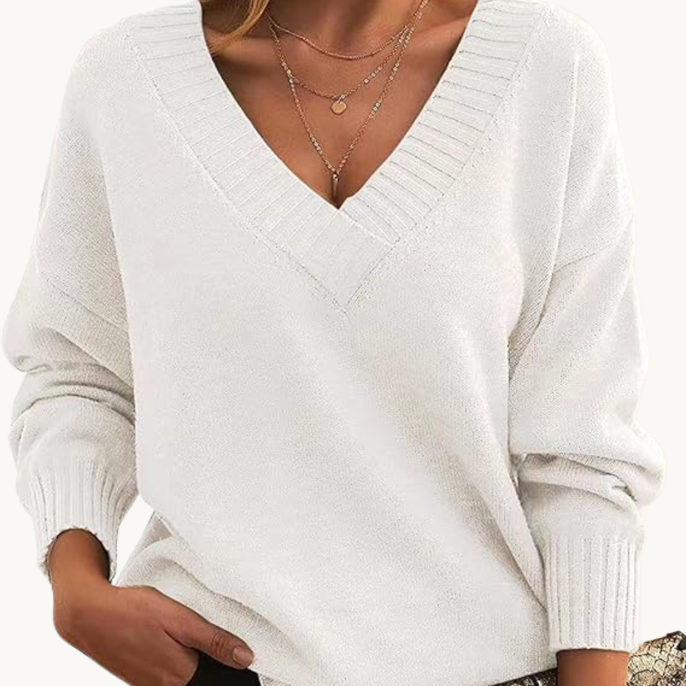 Damen Pullover V-Ausschnitt