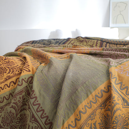 Mandala Wurfdecke Quasten Dekor