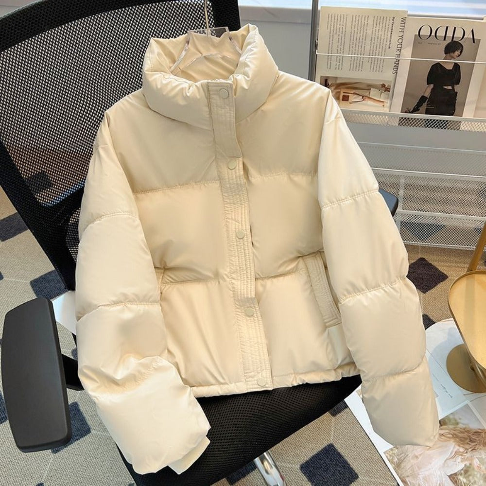 Damen Steppjacke Stehkragen
