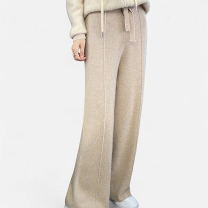Damen Loungehose Locker Geschnittene Baumwolle Bequem