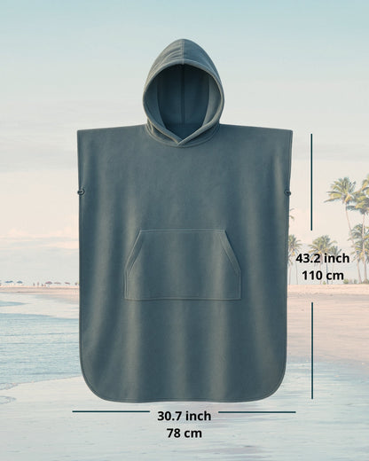 Damen Sommerponcho Kleid Strandmode Leicht