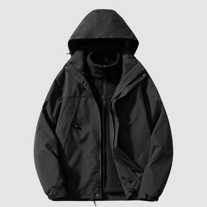 Damen 3-in-1 Fleece Winterjacke Komfort