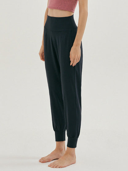 Damen High-Waist Joggerhose Bequem