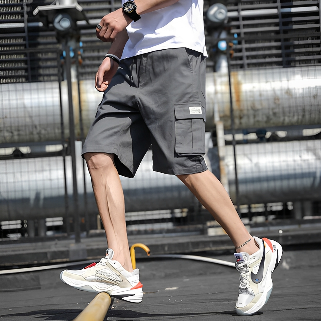 Herren Kurze Cargo Hose Elegant
