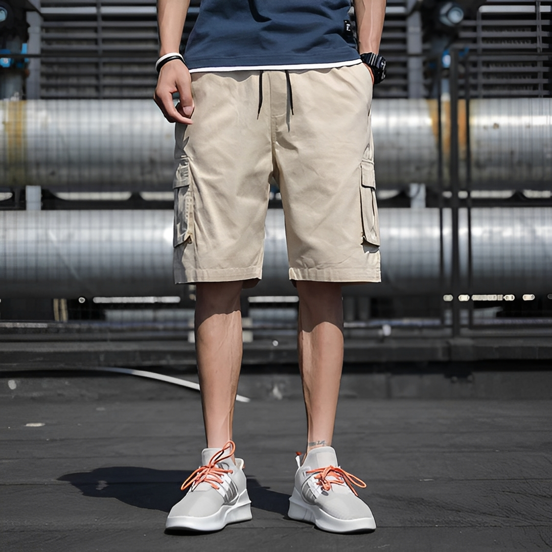Herren Kurze Cargo Hose Elegant - Norvielle
