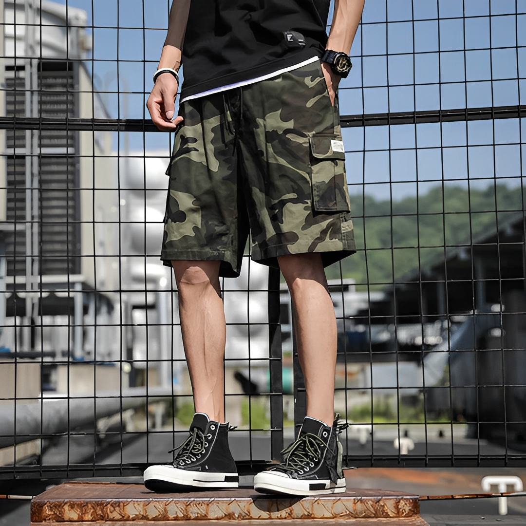 Herren Kurze Cargo Hose Elegant