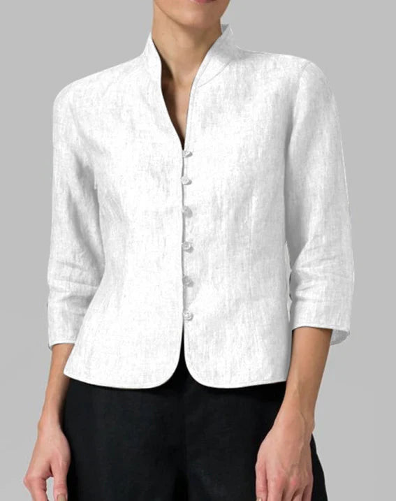 Damen Übergangsjacke Stehkragen 3/4-Ärmel
