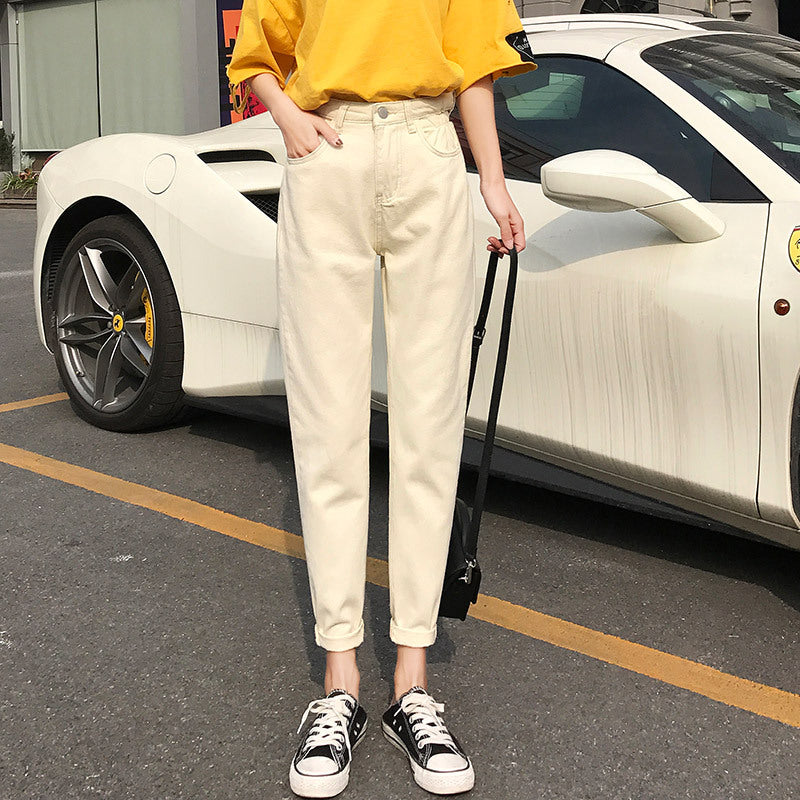 Damen Hochtaillierte Chino-Hose - Norvielle