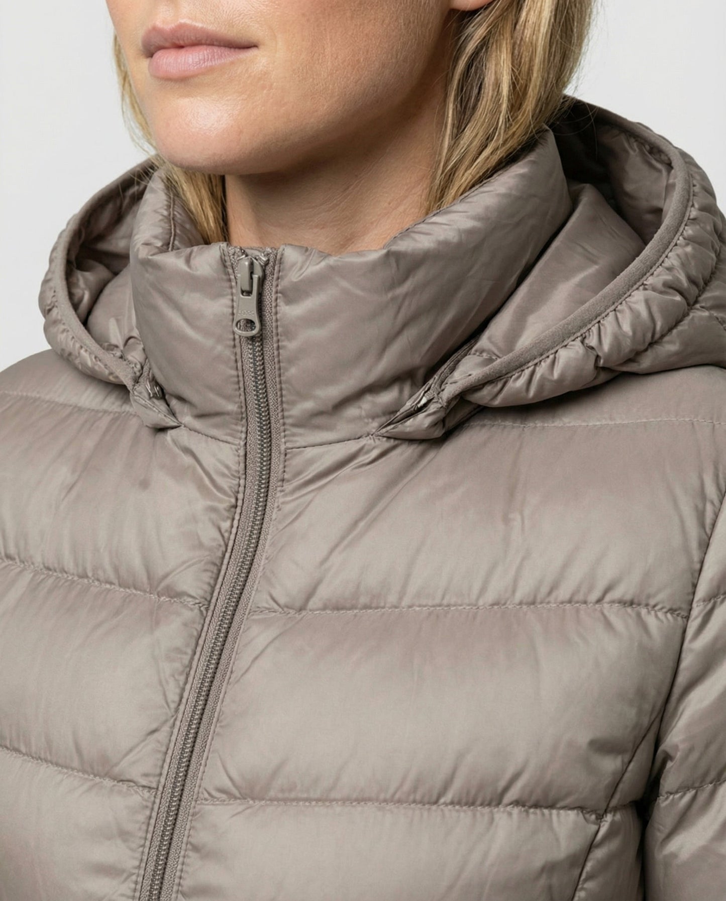 Damen Pelzjacke Warmkragen