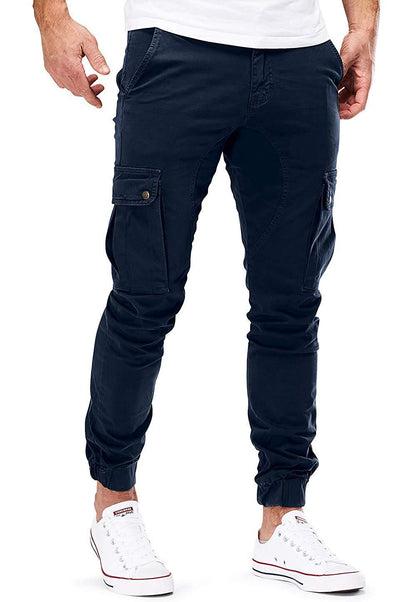 Modische Damen Cargo Jogginghose Baumwolle Bequem Schwarz - Norvielle