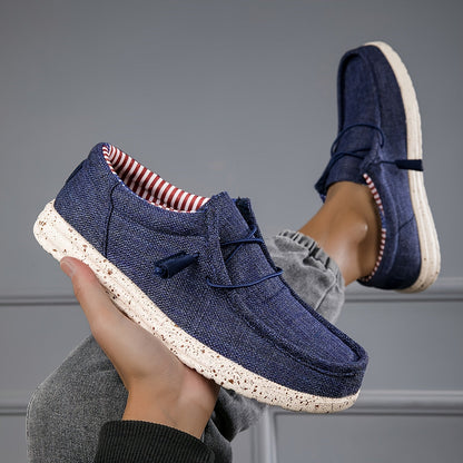 Herren Mokassin Slipper Leicht Bequem