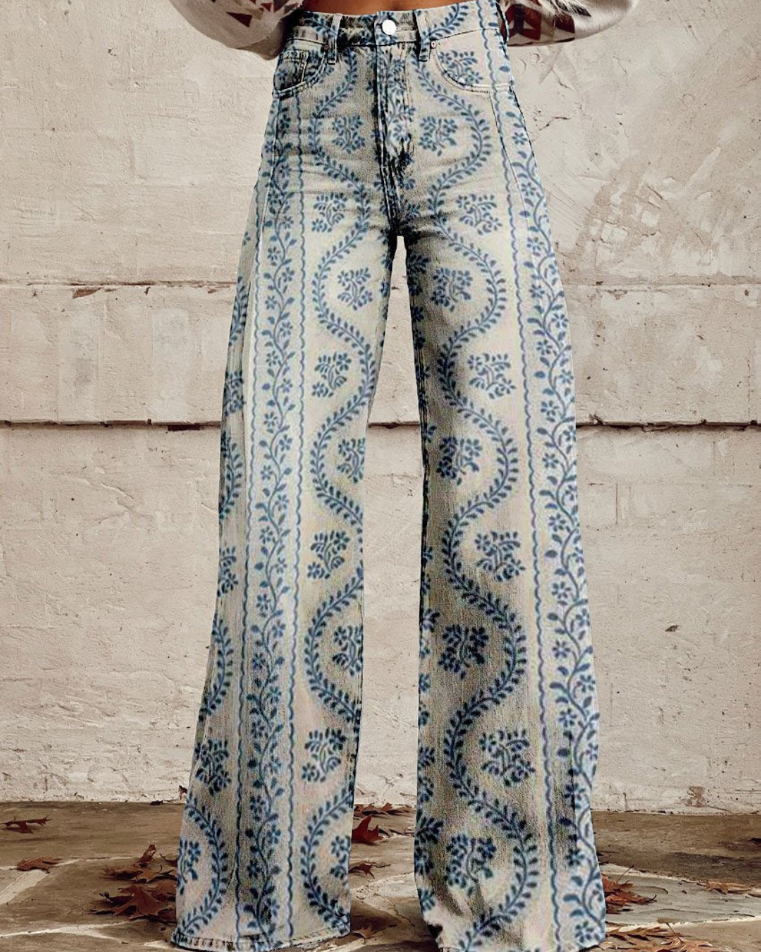 Damen Baggyhose Baumwolle Bequem