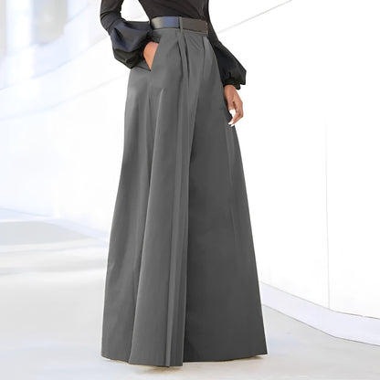 Damen Weite Schlaghose Elegantes Design